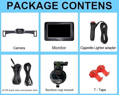 1080p Backup Camera Monitor Kit