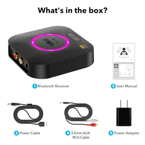 Bluetooth 5.3 Stereo Audio Receiver