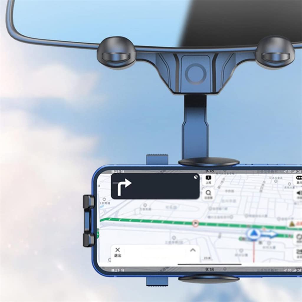 360° Rearview Mirror Phone Mount