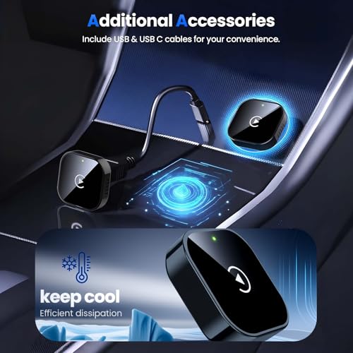 Compact Wireless CarPlay Adapter