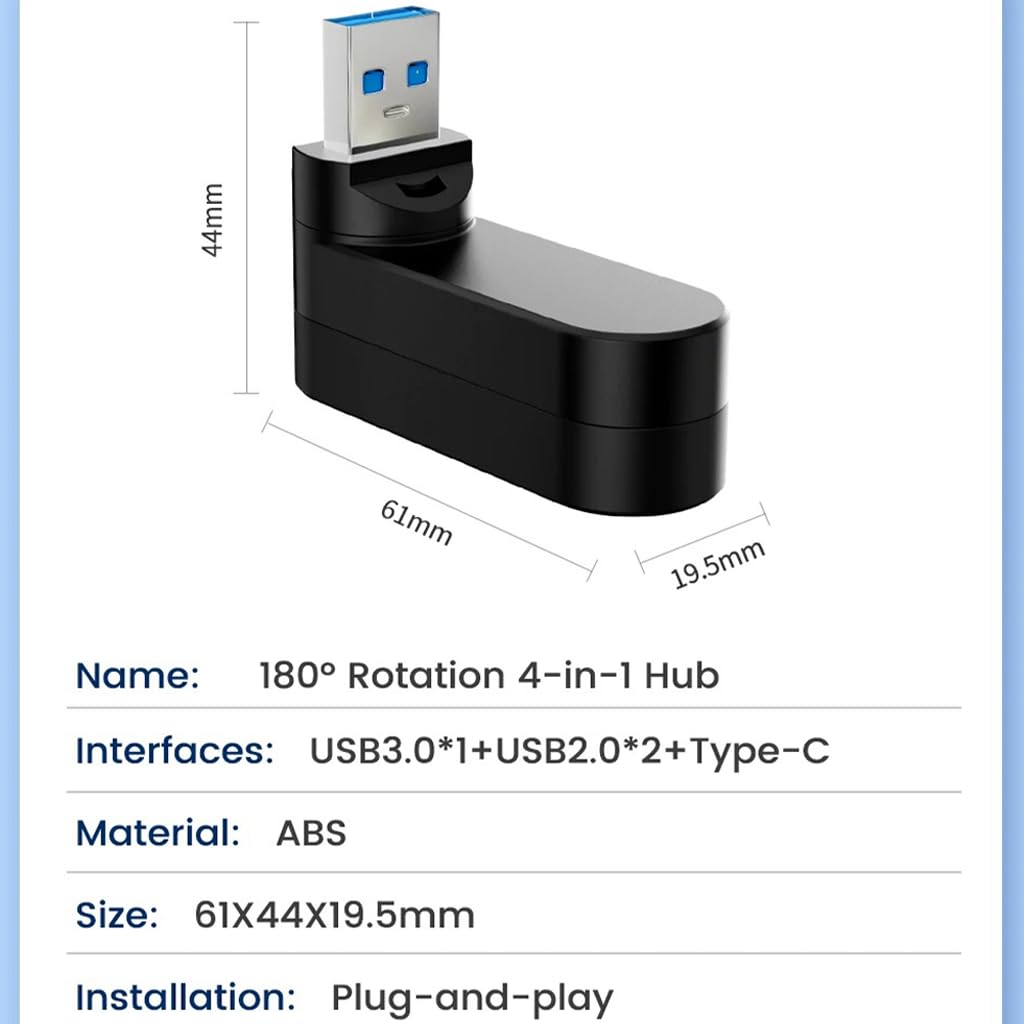 4-Port USB Hub