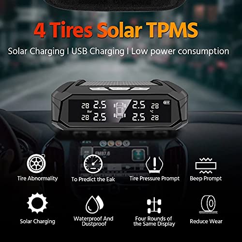 Solar TPMS Display & Sensor Set