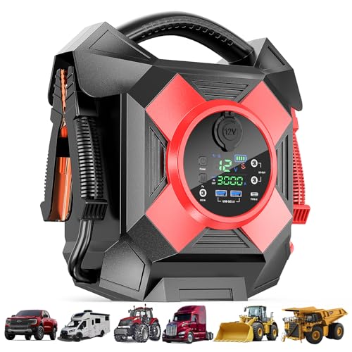 Heavy-Duty 12V Jump Starter