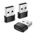 USB-A to USB-C Adapter 3-Pack