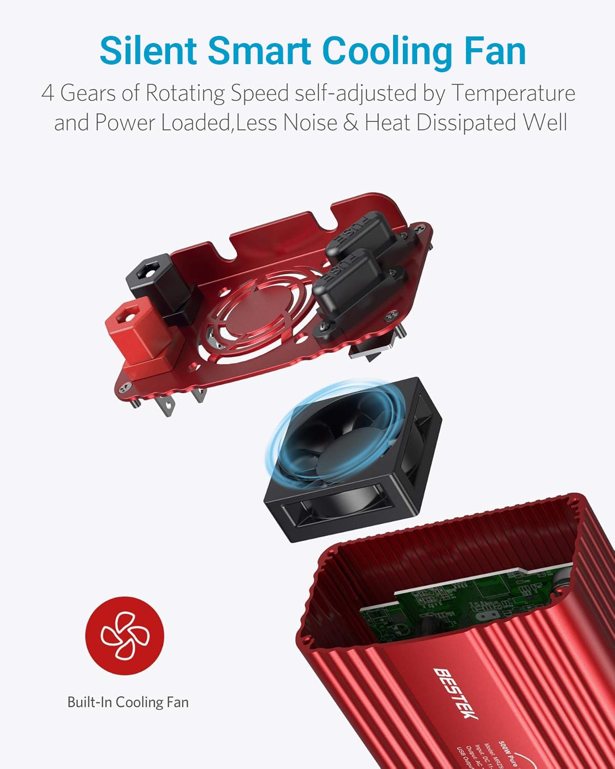 500W Pure Sine Wave Car Inverter