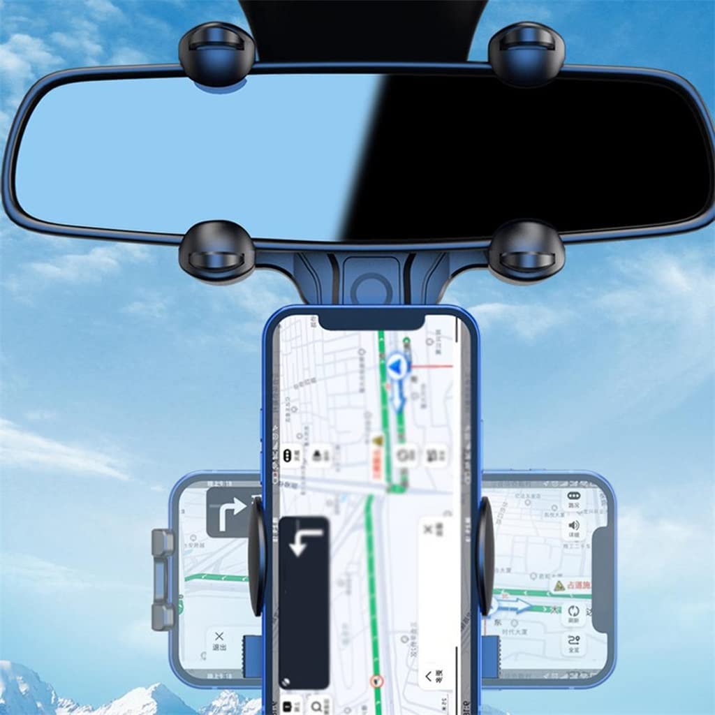 360° Rearview Mirror Phone Mount
