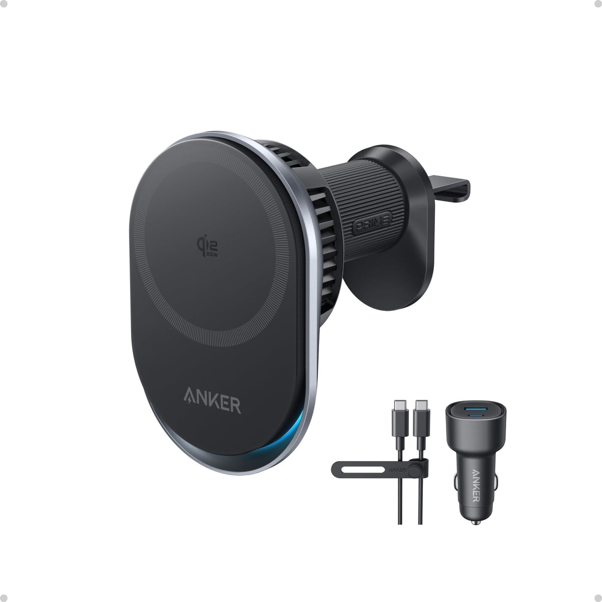 25W Qi2 Wireless Car Charger Mount
