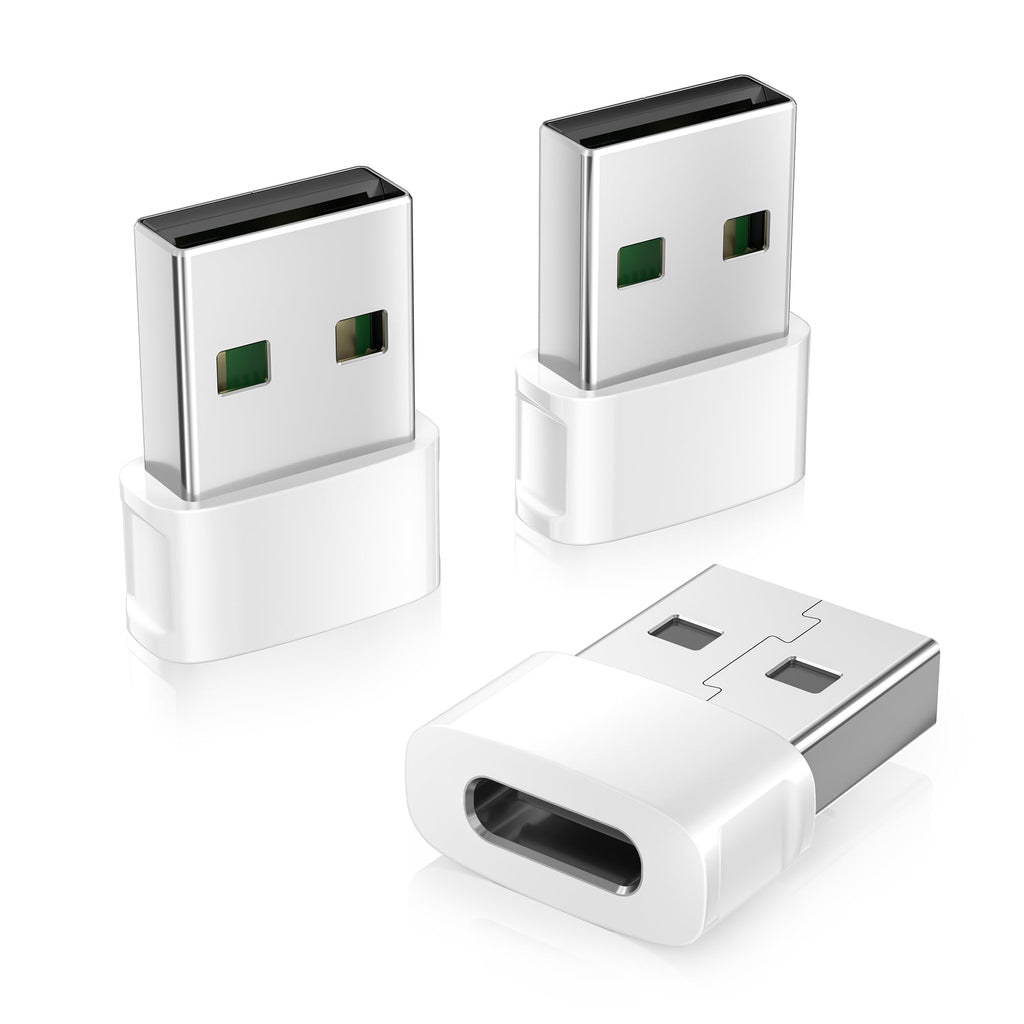 USB-A to USB-C Adapter 3-Pack