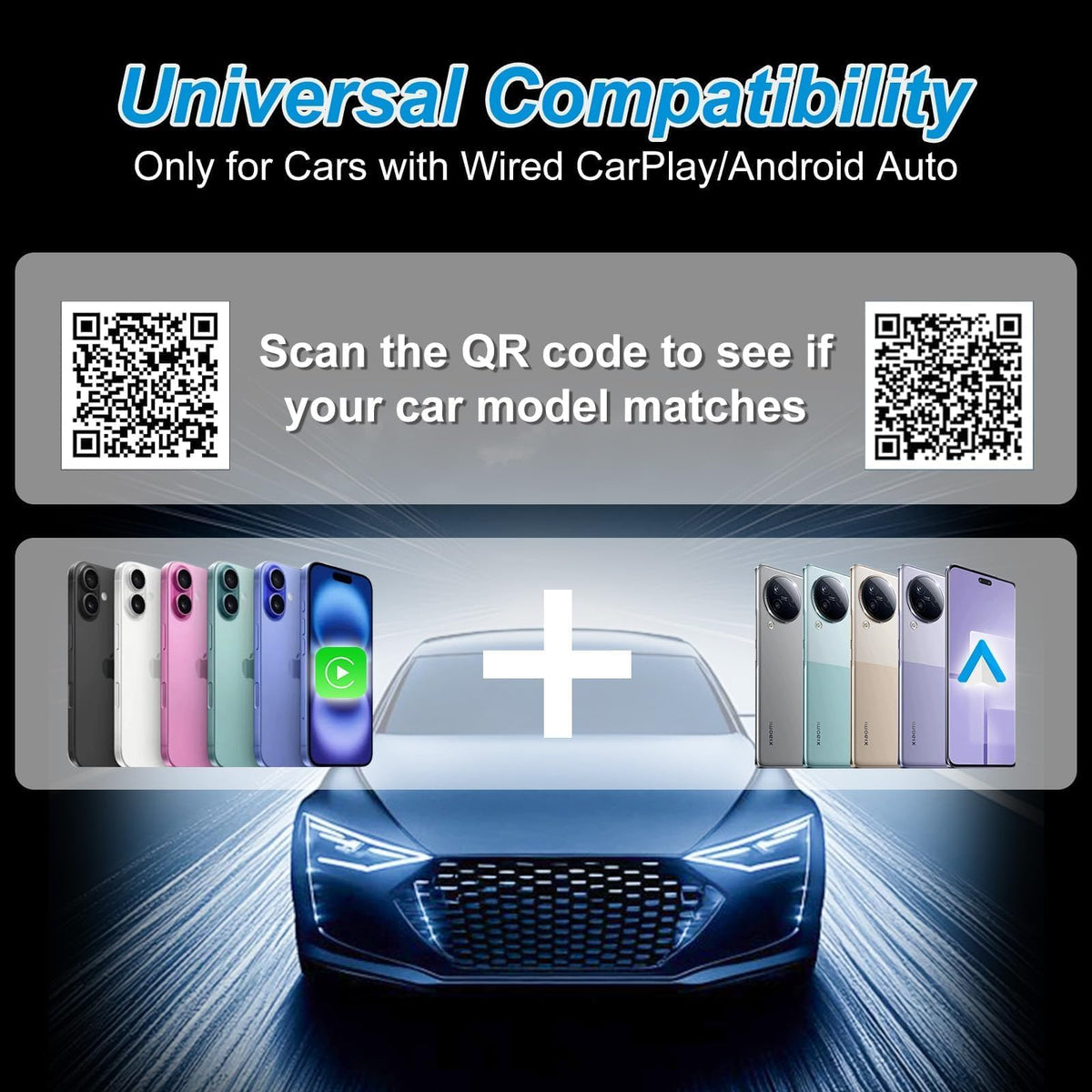 Wireless CarPlay & Android Auto Adapter