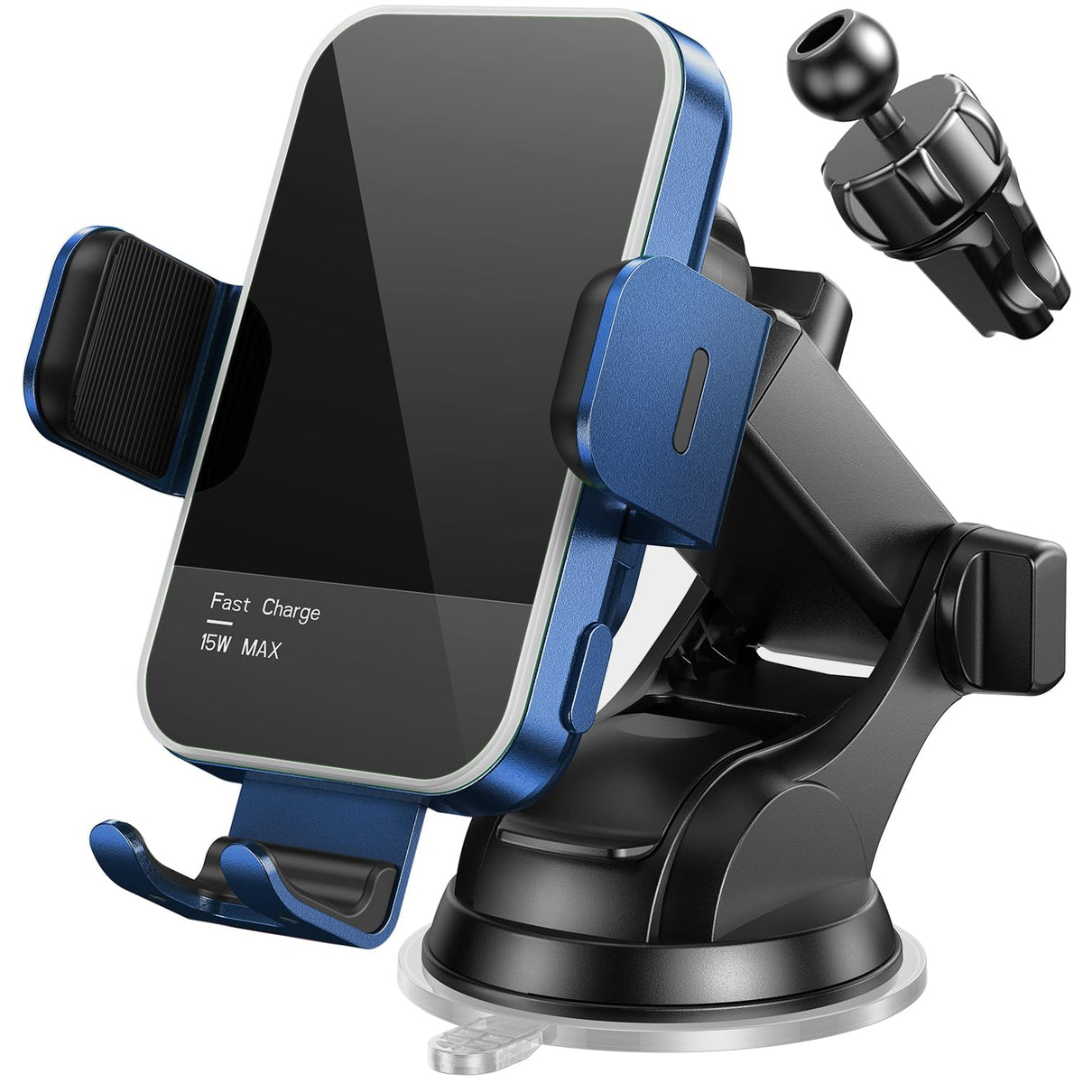 15W LED Wireless Car Charger Mount