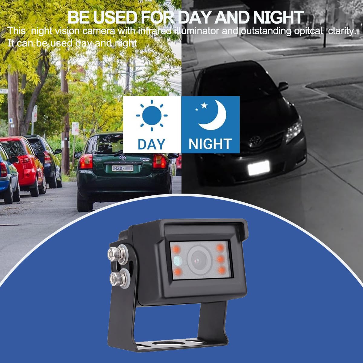 7-Inch Wired Backup Camera System