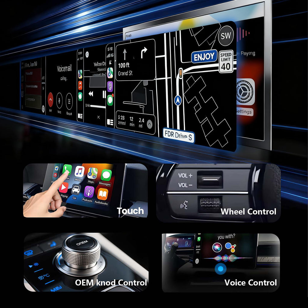 Compact Wireless CarPlay Adapter