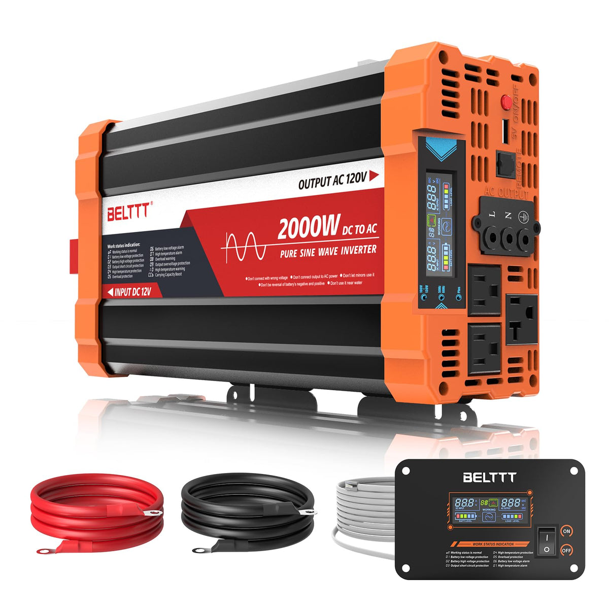 12V Pure Sine Wave Power Inverter