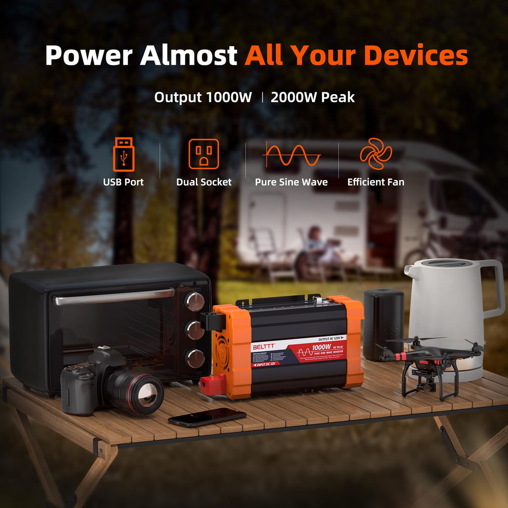 12V Pure Sine Wave Power Inverter
