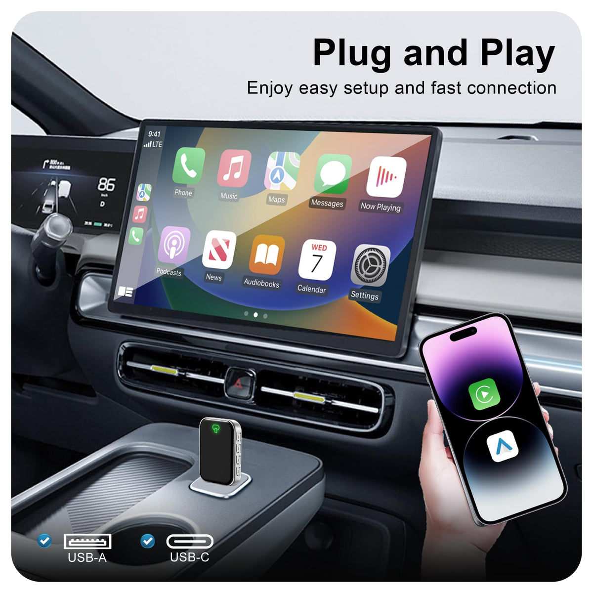 Mini Wireless CarPlay Adapter