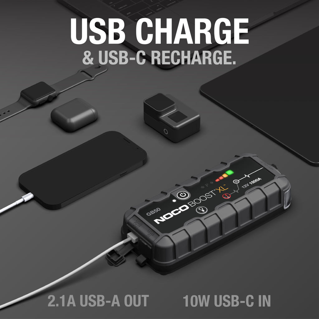 1500A 12V Lithium Jump Starter
