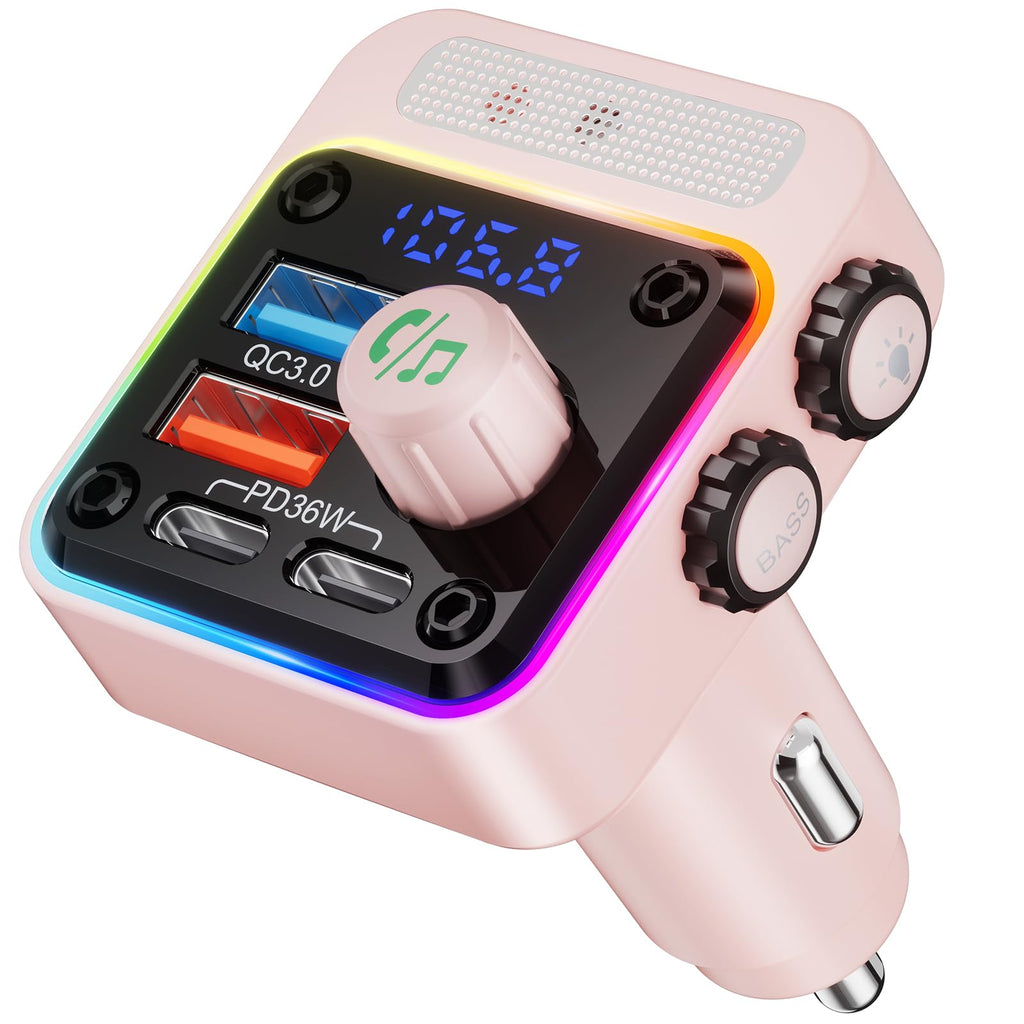 54W Bluetooth FM Car Charger