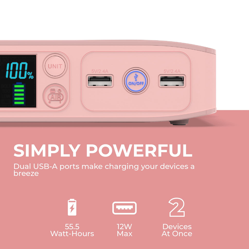 Jump Starter with Air Compressor