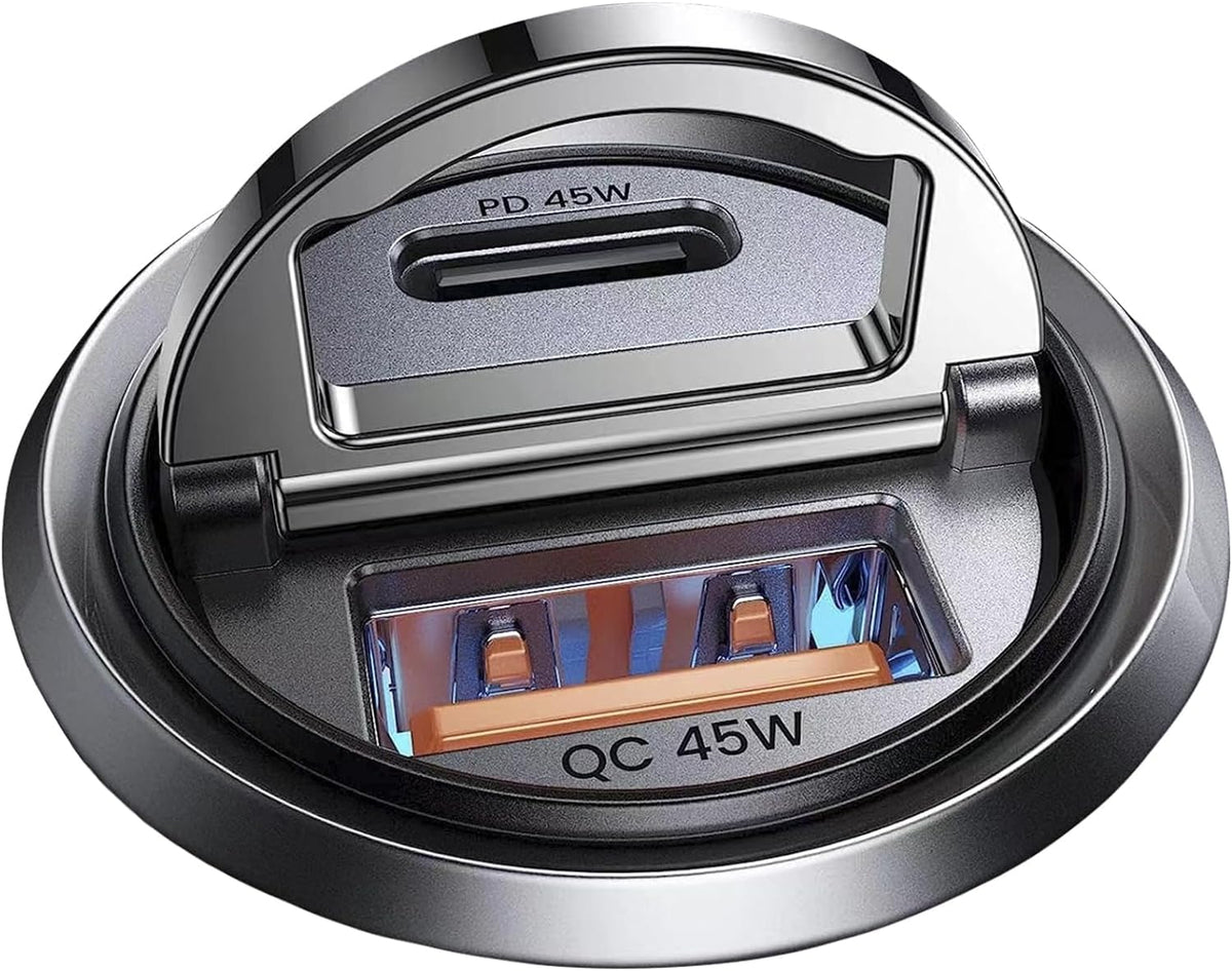 90W Dual-Port USB-C Car Adapter
