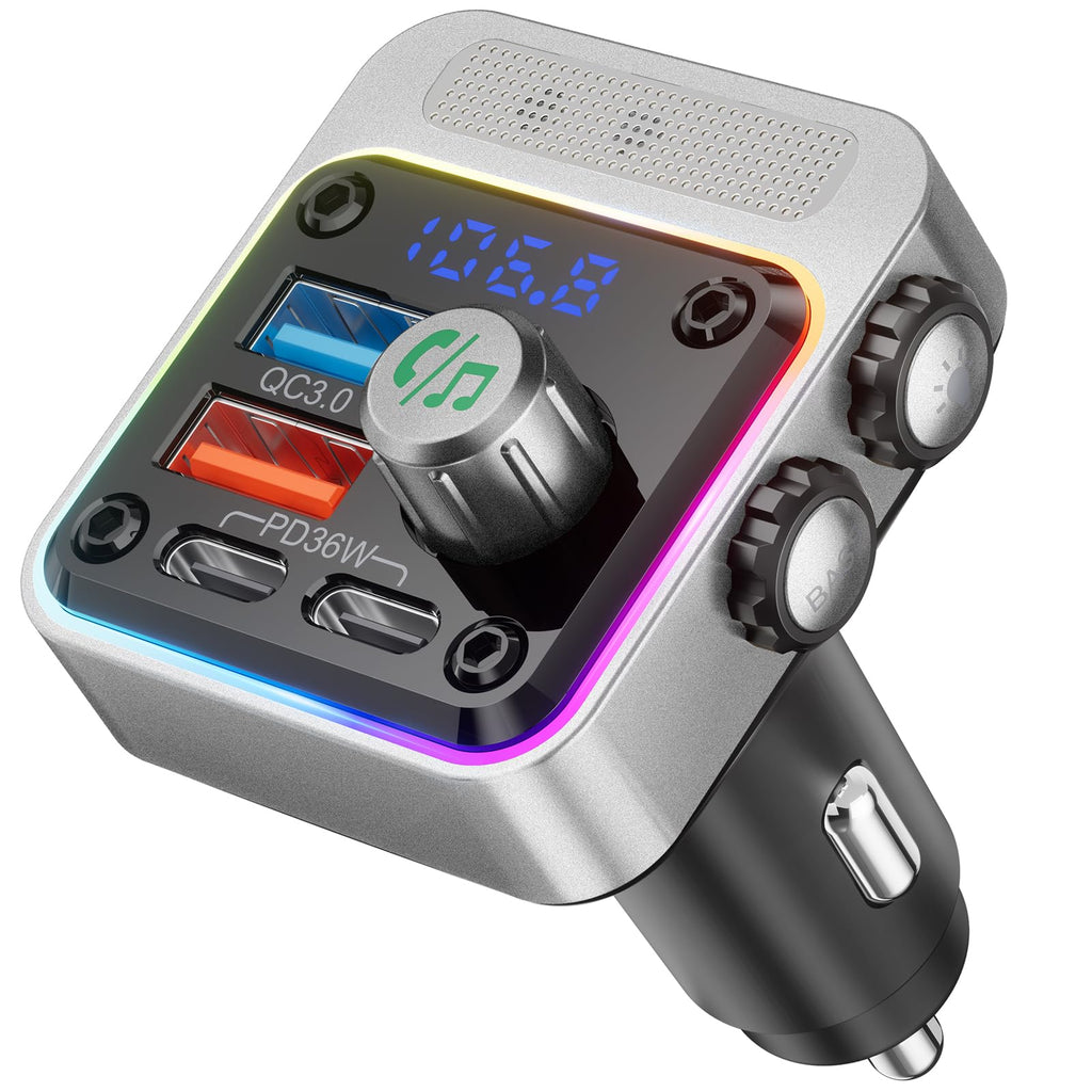 54W Bluetooth FM Car Charger