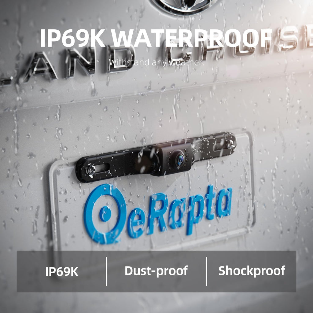 Waterproof Backup Camera Display Kit