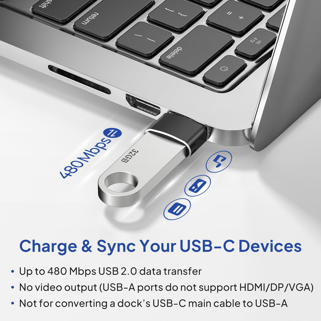 USB-A to USB-C Adapter Set