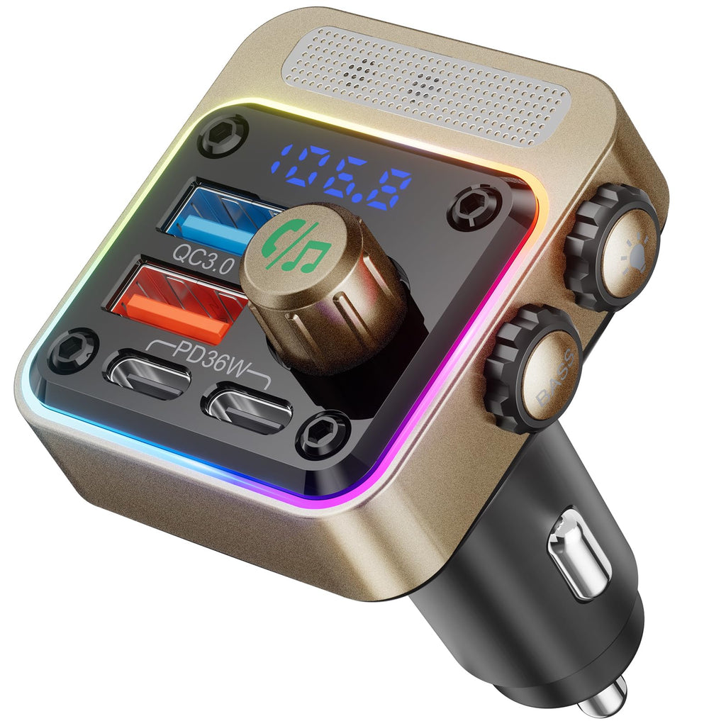 54W Bluetooth FM Car Charger