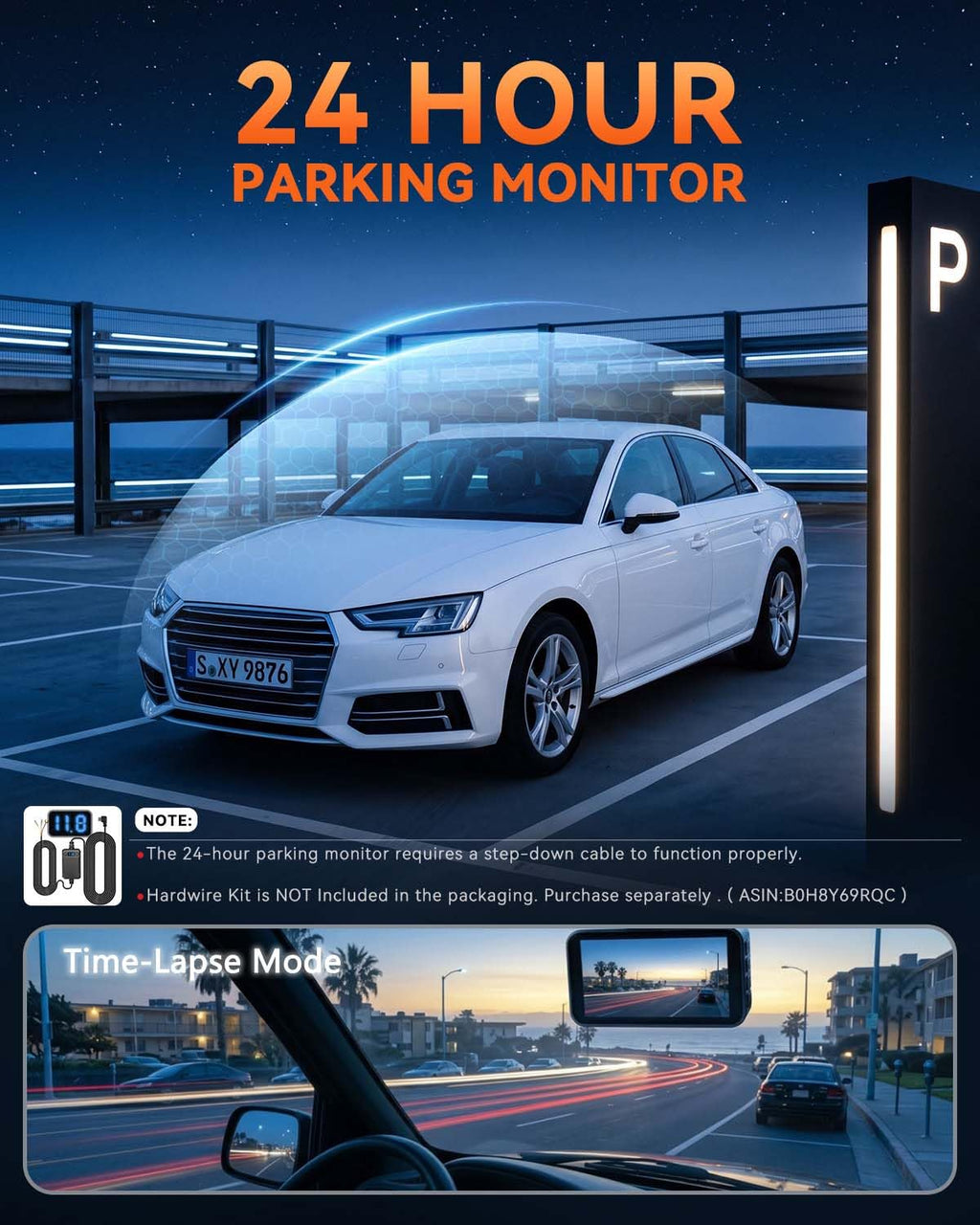 Dual 4K Front & Rear Dash Cam