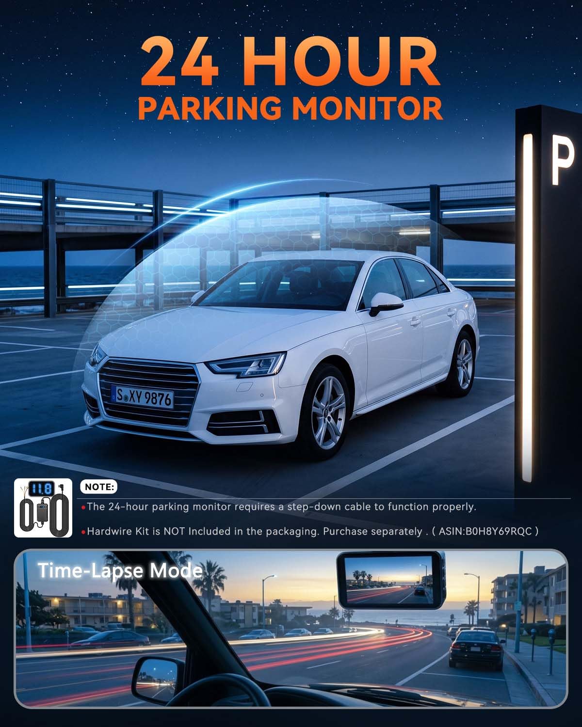 Dual 4K Front & Rear Dash Cam