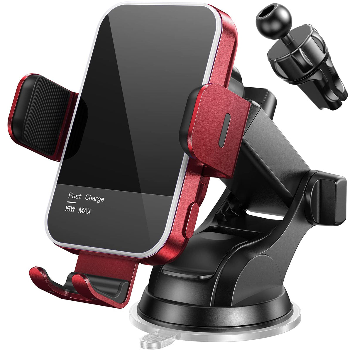 15W LED Wireless Car Charger Mount