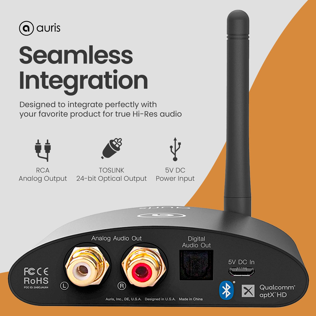 Long-Range Bluetooth Audio Receiver