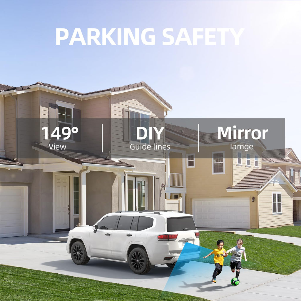 Waterproof Backup Camera Display Kit
