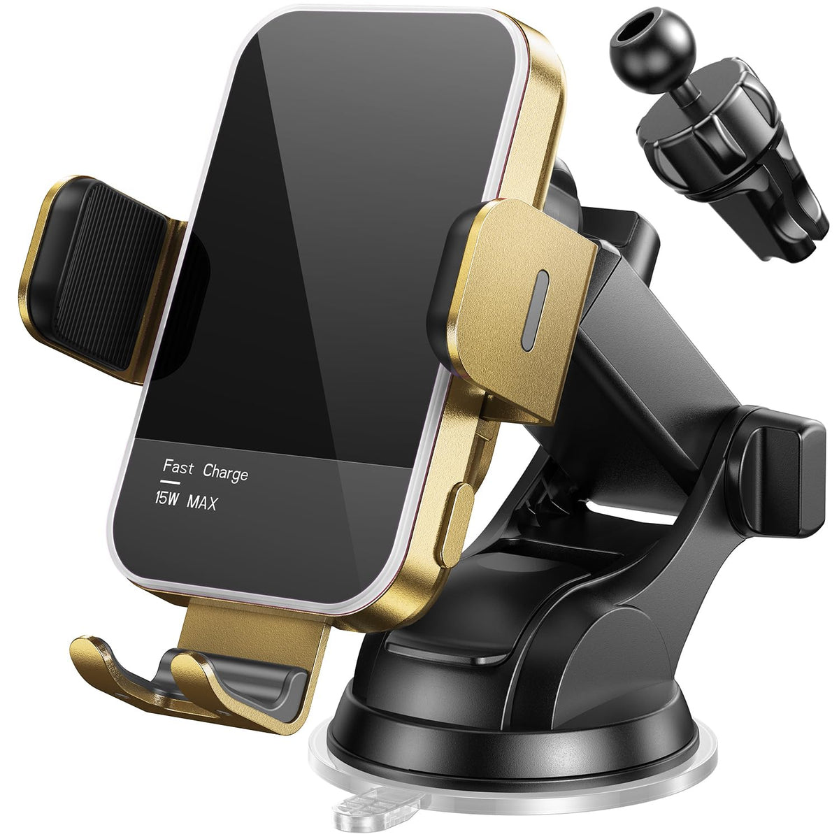 15W LED Wireless Car Charger Mount