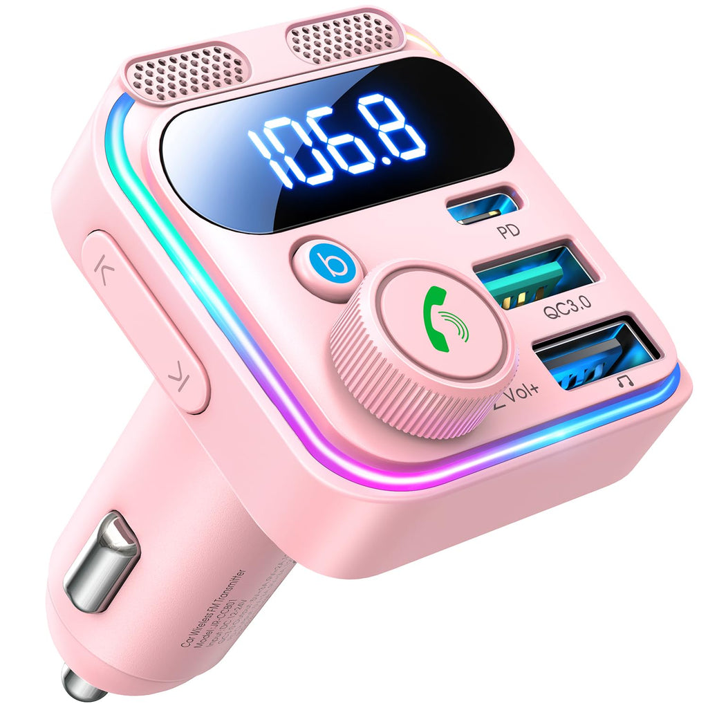 81W Bluetooth FM Car Charger