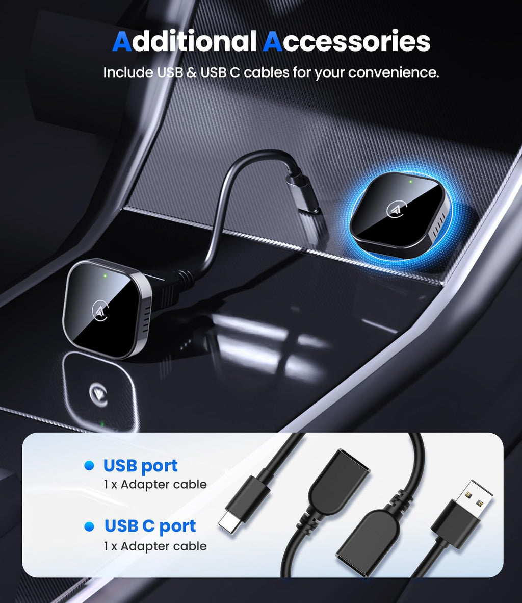 Wireless CarPlay & Android Auto Dongle