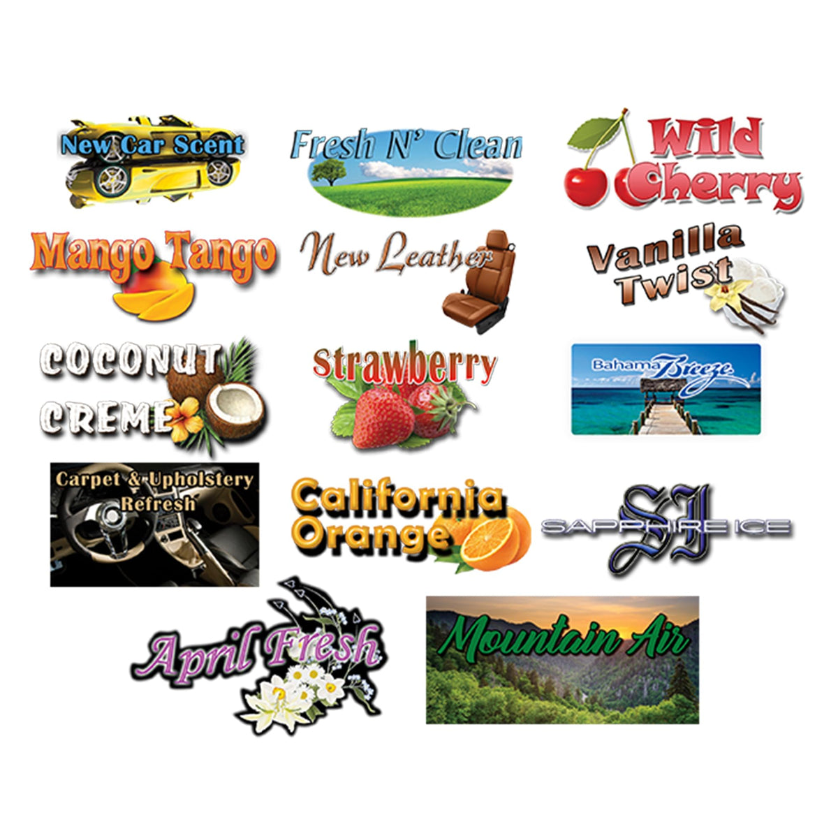 Wild Cherry Car Freshener Pads