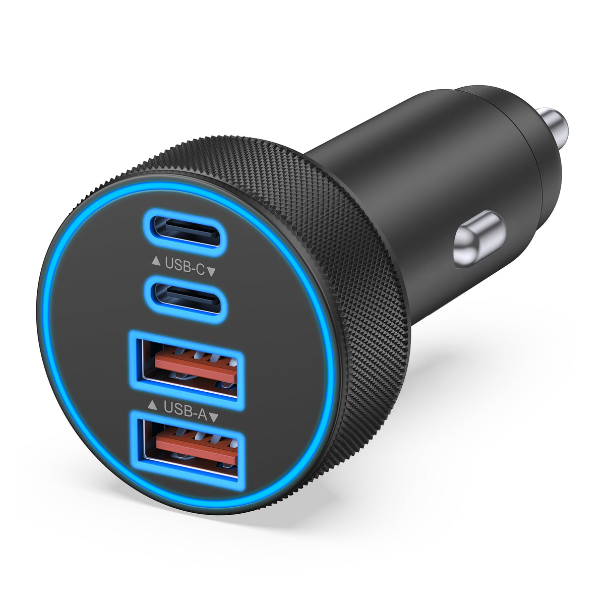 90W 4-Port Car Charger