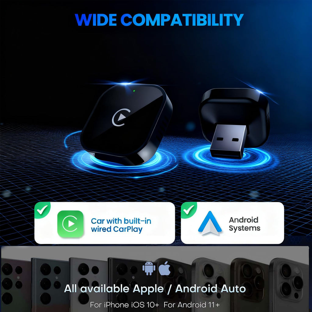 Compact Wireless CarPlay Adapter