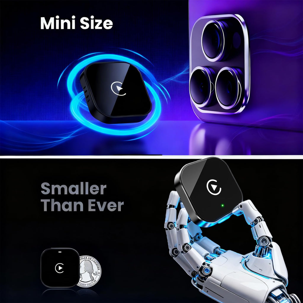 Compact Wireless CarPlay Adapter