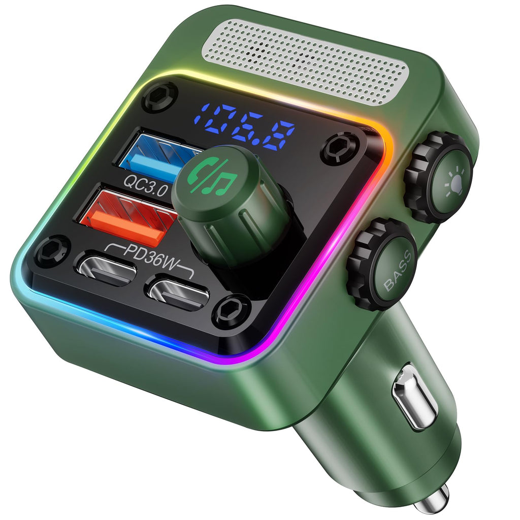 54W Bluetooth FM Car Charger