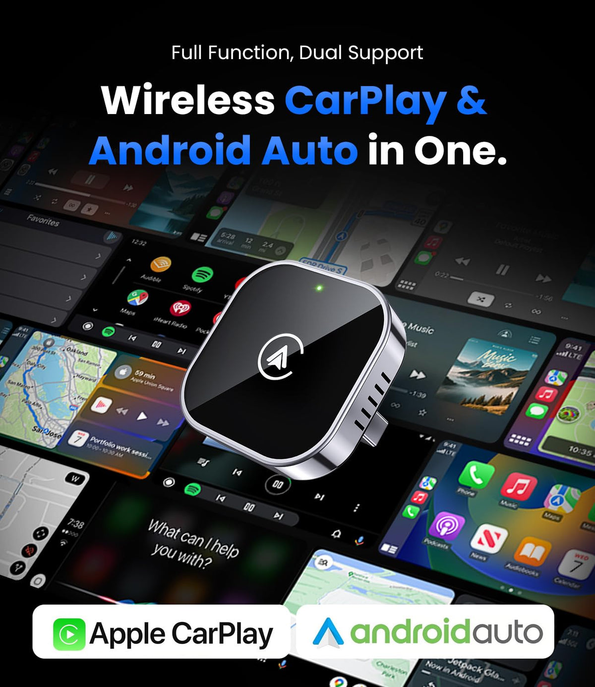 Wireless CarPlay & Android Auto Dongle