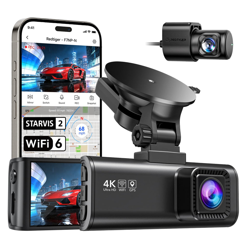 4K Front & Rear Dash Cam