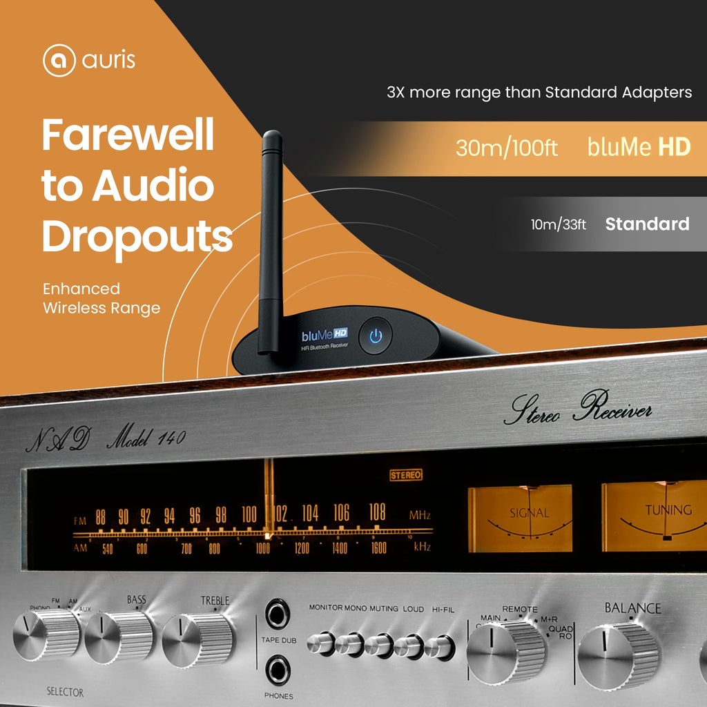 Long-Range Bluetooth Audio Receiver