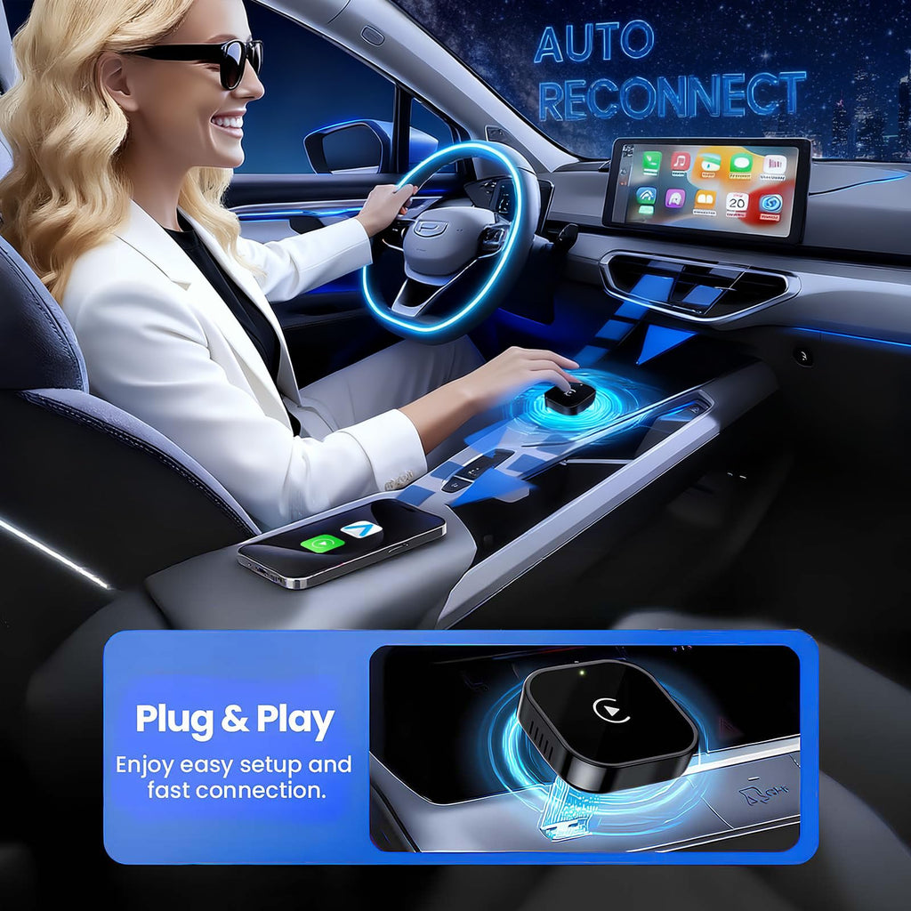 Compact Wireless CarPlay Adapter