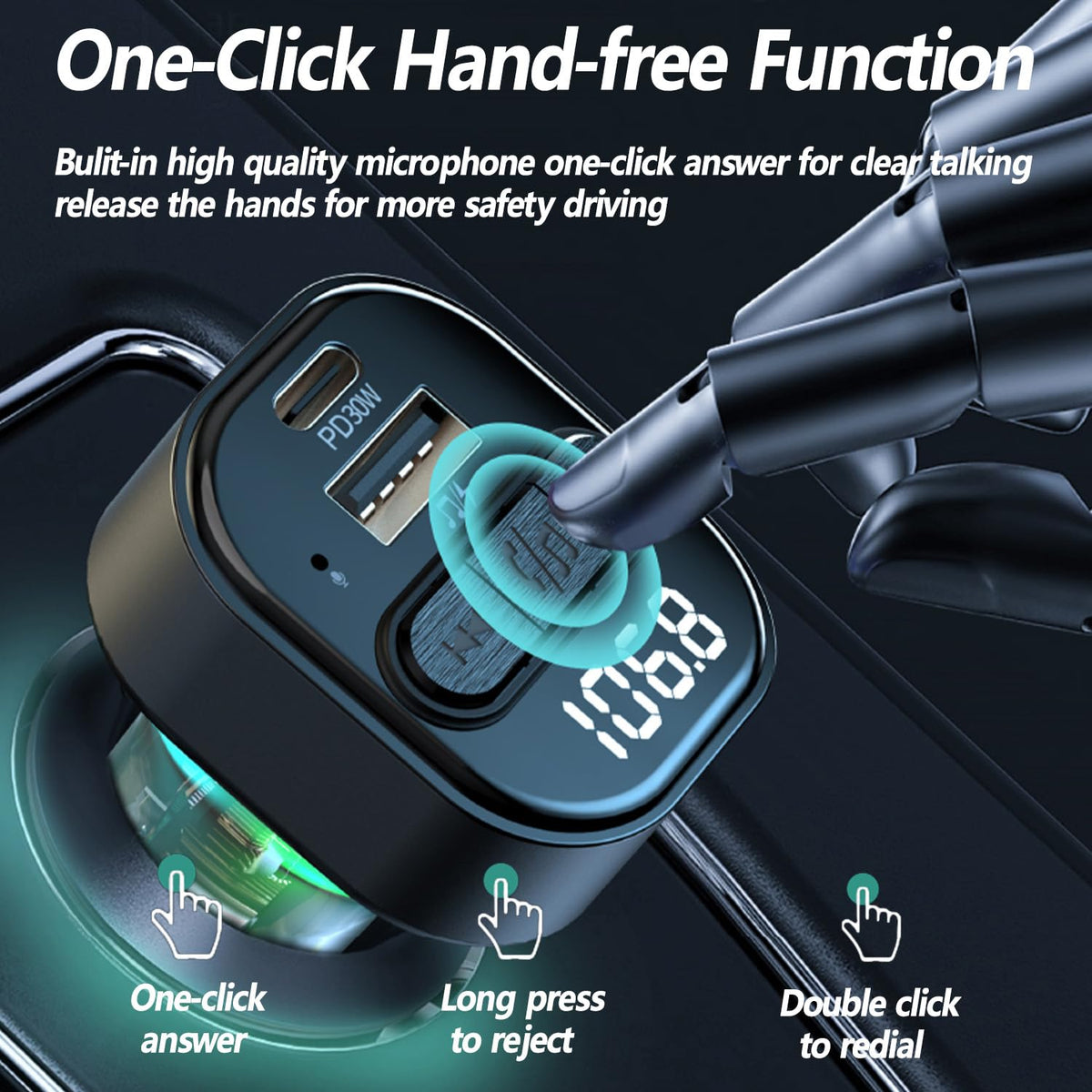 Bluetooth FM Car Transmitter