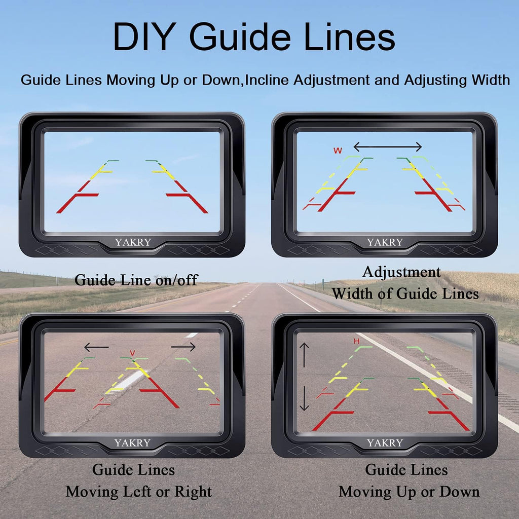 1080p Backup Camera Monitor Kit