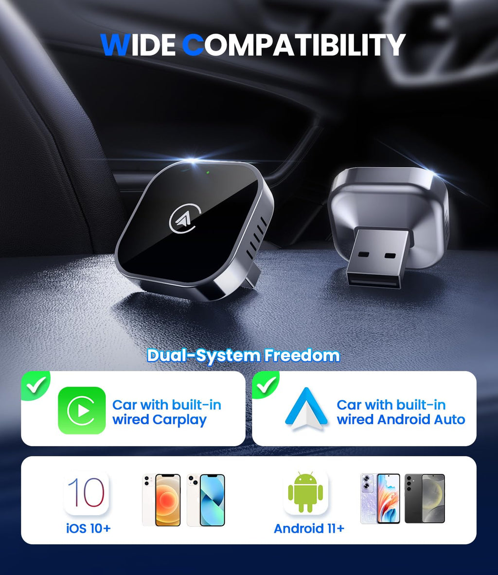 Wireless CarPlay & Android Auto Dongle