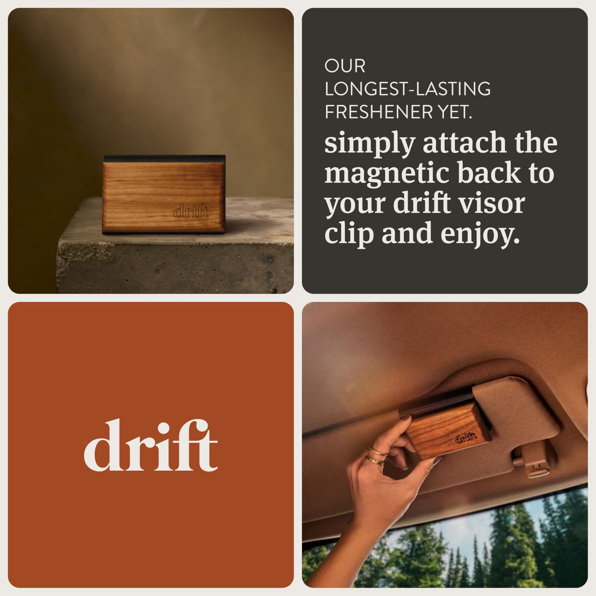 Wood Car Air Freshener Kit