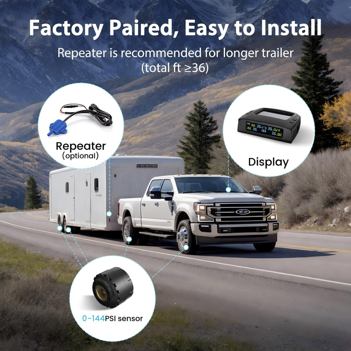 Four- or Six-Sensor TPMS Kit