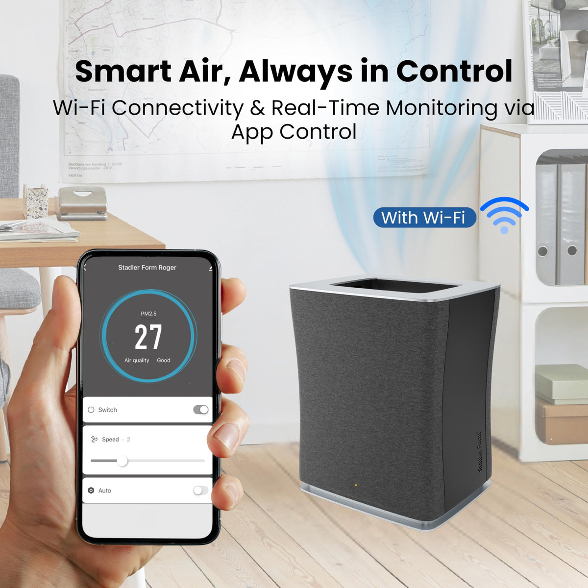 Large-Room Wi-Fi Air Purifier